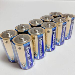 Panasonic パナソニック　エボルタ　アルカリ乾電池　単2形×10本セット