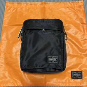 PORTER PX TANKER VERTICAL SHOULDER BAG ブラック 376-09315