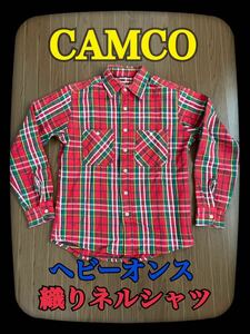 CAMCO カムコ 織りネルシャツ ヘビーオンス チェック ネルシャツ USA 長袖 アメカジ ビッグマック ペニーズ ウィンターキング ビンテージ