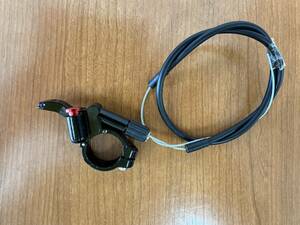 【中古品】リモートロックアウト　ワイヤーコントロールレバー　アウター約45ｍｍ/インナー約70ｍｍ　MTB