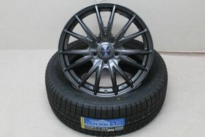 ダンロップ ウィンターマックス03 215/55R17 2020年製 17インチ ホイールセット 新品スタッドレス 中古ホイール ヴェゼル オデッセイ