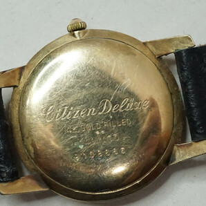 CITIZEN シチズン  腕時計Y2 DELUXE デラックス 21石 手巻き 金張り ビンテージ アンティーク  の画像3