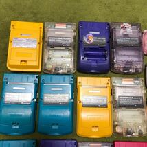 GBC/GBA/GBP/GAMEBOY ADVANCE COLOR pocket/ゲームボーイ アドバンス カラー ポケット 本体／まとめ ジャンク 22台_画像8