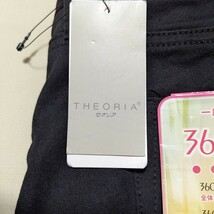 ☆PE10 新品 未使用 THEORIA セオリア レディース W80 パンツ スラックス 黒 スキニー ストレッチ カジュアル ビジネス 大きいサイズ_画像7