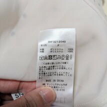 ☆PE31 SNIDEL スナイデル レディース ワンサイズ S M 半袖 カットソー プルオーバー オフホワイト ピンク トッド 薄手 シフォン_画像4