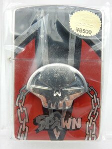 未使用品 Zippo SPAWN スポーン メタル貼り AC-001 1997 現状で 1