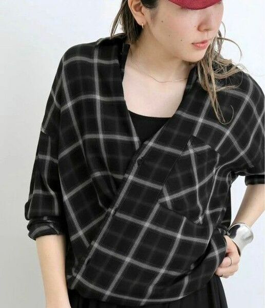 L'Appartement REMI RELIEF レミレリーフ CHECK 2 WAY SHIRT