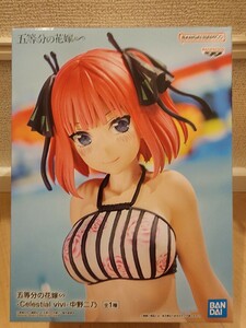 五等分の花嫁 中野二乃 水着 Celestial vivi フィギュア プライズ 新品 未開封 箱付き 1円スタート バンプレスト 二乃 C