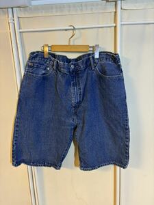 ジーンズ ショートパンツ 短パン ハーフ リーバイス Levis 505 アウトドア　デニムパンツ アメリカ古着　42インチ 