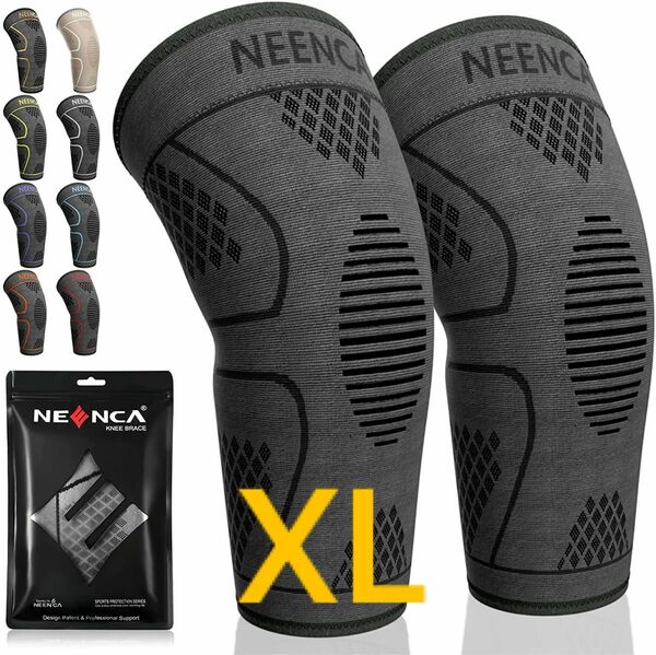 NEENCA 膝サポーター 2枚セット スポーツ用　XL 膝保護 膝安定 