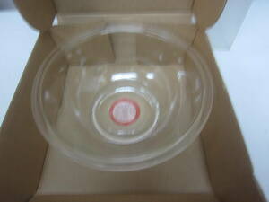 *④ heat-resisting glass bowl * rock castle glass [ Pyrex - large ]φ25/2.5 box equipped * long-term storage present condition goods #80