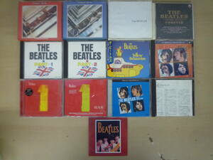 ▼(57)CDまとめ 洋楽 ビートルズ THE BEATLES 青盤1967-1970のDISC1欠品 ケース傷み 全13点 ※ジャンク品 ■60