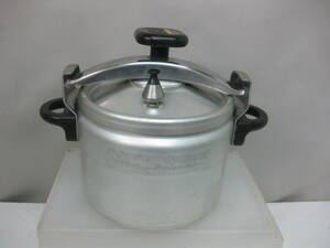 *27) both hand pressure cooker *.. aluminium 6.0L IH non-correspondence box, instructions none * use impression present condition goods #80