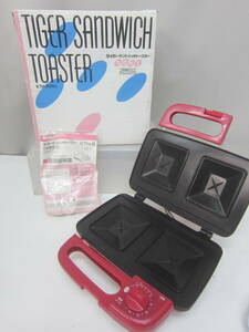 *33) hot sandwich toaster * Tiger [.. length ] sandwich toaster /KTH-B060 box, instructions equipped * operation OK/ long-term storage present condition goods #80