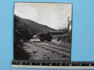 (J53)67 写真 古写真 電車 鉄道 鉄道写真 長野 松本電鉄 昭和36年9月23日 島々駅 