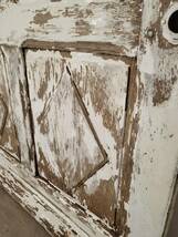 フランス アンティーク 　ウッドドア　鋳鉄デコレーション付き　美しいドア　　ショップデイスプレイ　店舗什器_画像4