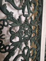フランス アンティーク 　ウッドドア　鋳鉄デコレーション付き　美しいドア　　ショップデイスプレイ　店舗什器_画像5