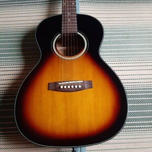 レア物 タカミネ Takamine T-P1A TBS パーラーギター 生産完了した珍しいサイズ小さめのモデルです。シリアルナンバー入り
