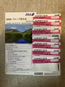 送料無料　最新ANA株主優待券7枚　ANAグループ優待券