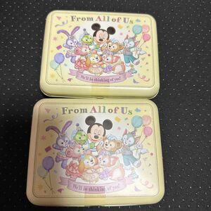 【送料無料】東京ディズニーシー ダッフィー フレンズ キャンディー缶 2個セット 新品未使用未開封TDS