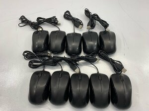 1 jpy start!![ not yet inspection goods ]ELECOM USB mouse 10 piece set [Etc]