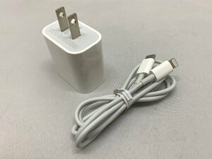 【未検査品】Apple 純正USB-c Lightningケーブル 純正ACアダプタ 18W [Etc]