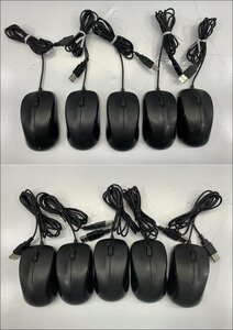 1 jpy start!![ not yet inspection goods ]ELECOM USB mouse 10 piece set [Etc]