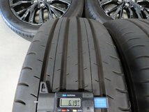 40ヴェルファイア 225/55R19 トヨタ 純正 AAHH40 美品 Zプレミア アルファード 7J +40 PCD120 5穴 ブラックスパッタリング_画像2