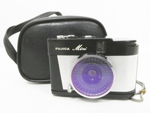 02 69-595371-13 [Y] FUJICA フジカ Mini ミニカメラ フィルム カメラ レンズ 1:2.8 f=25mm ケース付き 旭69_画像2