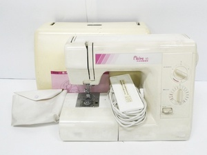 02 65-595649-16 [Y] JANOME ジャノメ Plaire10 プレール MODEL 637 ミシン フッドペダル 説明書付き 手工芸 手芸工 ハンドクラフト 旭65