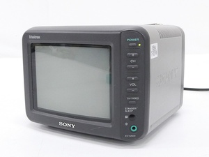 01 07-595739-17 [Y] SONY ソニー TRINITRON トリニトロン KV-6AD3 小型 ポータブルテレビ ブラウン管 95年製 札07