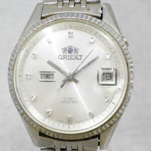 01 07-594761-02 [Y] ORIENT オリエント WEEKLY AUTO ORIENT SWIMMER 0 104910K メンズ 腕時計 自動巻き 札07