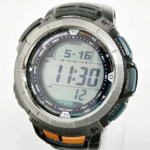 16 82-595335-13 [Y] CASIO Casio PRO TREK Protrek PRW-1000J Triple сенсор радиоволны Tough Solar цифровой мужские наручные часы олень 82