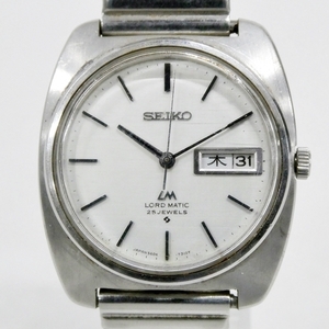 16 82-595549-15 [Y] SEIKO セイコー LORDMATIC ロードマチック LM 5606-7130 デイデイト メンズ 腕時計 鹿82