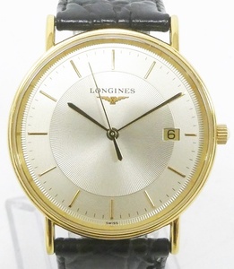 02 68-595229-11 [Y] LONGINES ロンジン L4.720.2 デイト クオーツ メンズ 腕時計 旭68