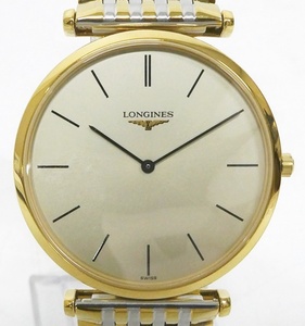 02 65-594814-07 [Y] (3) LONGINES ロンジン グランドクラシック L4 709 2 クオーツ メンズ 腕時計 旭65