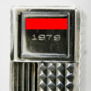 16 45-594686-02 [Y] S.T.Dupont デュポン ガスライター ローラー式 シルバーカラー ケース付き 喫煙具 鹿45の画像8