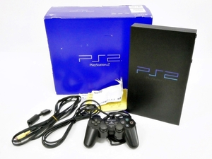 16 39-594655-01 [Y] SONY PlayStation2 PS2 プレイステーション2 プレステ2 本体 SCPH-3000 コントローラー 他 箱付き 福39