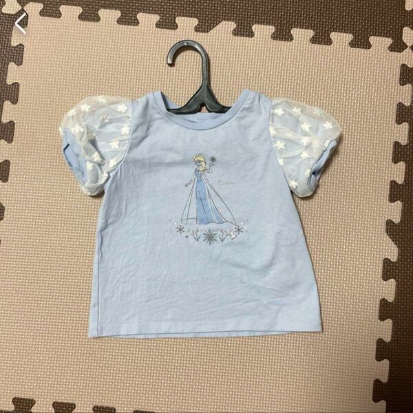 アプレレクール　エルサ 半袖Tシャツ 女の子 キッズ Tシャツ 子供服 可愛い半袖Tシャツ