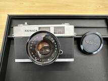 811★KONICA コニカ AUTO S1.6 フィルムカメラ HEXANON 1:1:6 f=45mm レンジファインダー カメラ 動作未確認★_画像1