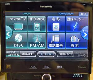 Fクラス　Panasonic パナソニック ストラーダ CN-HX1000D 2017年度版地図 ビーコンユニット　新品フィルムアンテナ付き