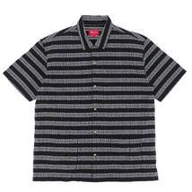 Supreme - Key Stripe S/S Shirt　黒L　シュプリーム - キー ストライプ ショートスリーブ シャツ　2019SS_画像1