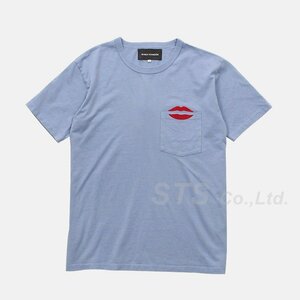 Bianca Chandon - NYC Lips Pocket T-Shirt 紫S ビアンカ シャンドン - エヌワイシー リップス ポケット ティーシャツ 2018SS