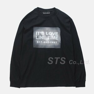 Nine One Seven - Love Line Long Sleeve T-Shirt　黒XL　ナイン ワン セブン - ラブ ライン ロング スリーブ ティーシャツ　2016FW