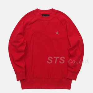 Bianca Chandon - Circumflex Pique Crewneck　赤M　ビアンカ シャンドン - サーカムフレックス ピケ クルーネック　2018SS