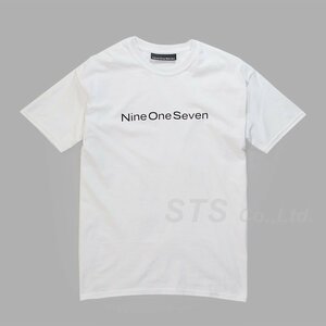 Nine One Seven - Nine One Seven T-Shirt　白L　ナイン ワン セブン - ナイン ワン セブン ティーシャツ　2016FW