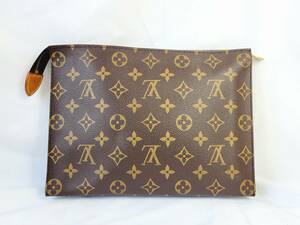 ルイヴィトン LOUIS VUITTON モノグラム ポッシュトワレット26 M47542 クラッチバッグ ブラウン