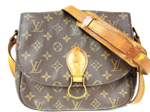 1円スタート 【LOUIS VUITTON ルイヴィトン】 サンクルー モノグラム ショルダーバッグ M51242 ヴィンテージ 肩がけ 鞄