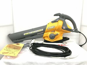 ブロワバキューム RESV-1000 リョービ 動作OK 剪定 庭仕事 RYOBI 粉砕機能付 回二重絶縁 ブロア 送風機 落ち葉 ゴミ集め ブロワー 中古