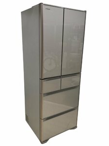  pick up possible 6 door freezing refrigerator R-XG4800H Hitachi 475L operation OK HITACHI Hitachi used automatic ice maker French door selling out 